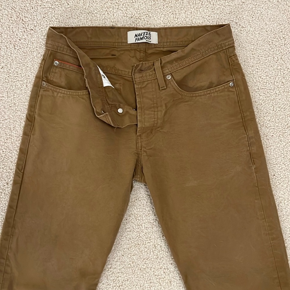 Naked and Famous Duck Canvas Jean - Weird Guy fit - Size 29